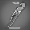 SACACORCHOS DE 2 TIEMPOS DE ACERO INOXIDABLE 3 plata
