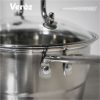 Olla vaporera 16 cm en acero inoxidable